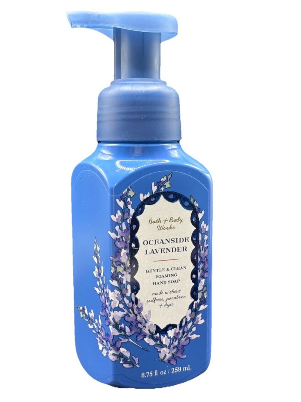 Bath & Body Works Oceanside Lavender Gentle Foaming Hand Soap 8.75 oz Sandalwood